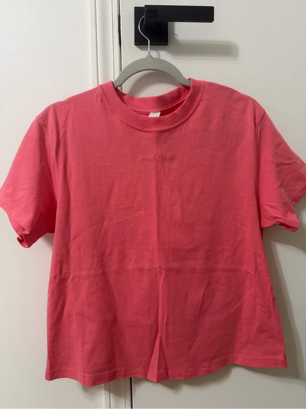 lululemon athletica Womens Pink Short Sleeve Crew Tee